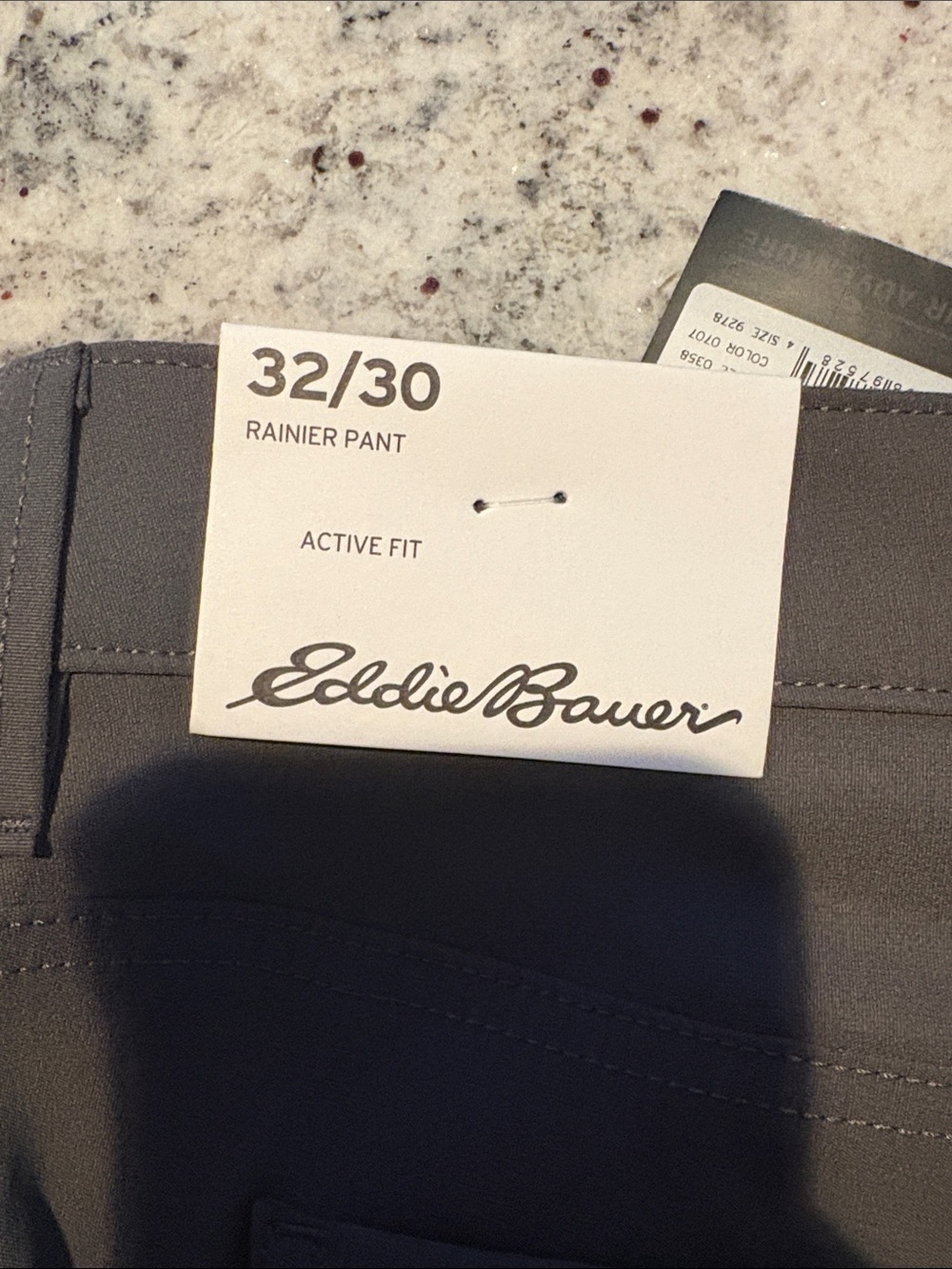 Eddie Bauer Men's Rainier Pants - Charcoal - Picture 7 of 7